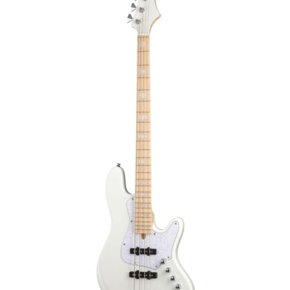 NJS4-WHT Elrick NJS Series Бас-гитара, белая, с чехлом, Cort