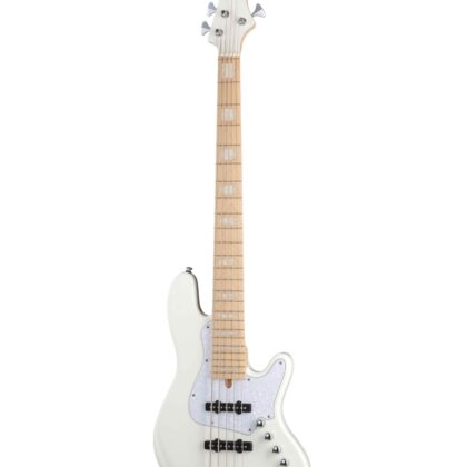 NJS5-WHT Elrick NJS Series Бас-гитара 5-струнная, белая, с чехлом, Cort