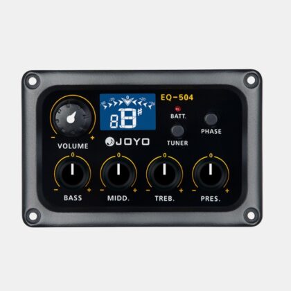 EQ-504-C Звукосниматель для классических гитар с 4-х полосным эквалайзером и тюнером, Joyo