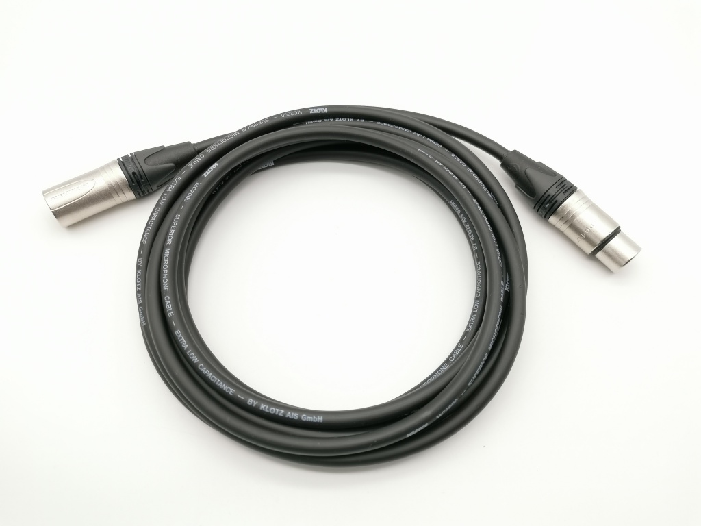 G67-XLR-M-F-0100-0 Кабель микрофонный XLR-M-F, 1м, ZZcable