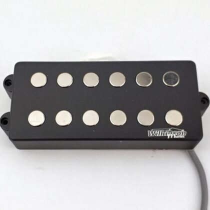 WOM6-BK M Series Звукосниматель для 6-струнной бас-гитары, хамбакер, MM-Bass Wilkinson
