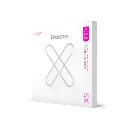 XSB45100 XS Nickel Комплект струн для бас-гитары, никелированные, 45-100, D'Addario
