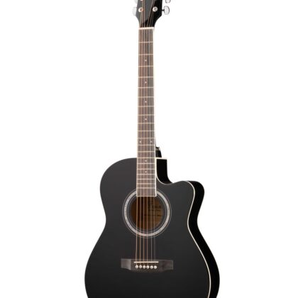 FFG-3039-BK Акустическая гитара, с вырезом, черная, Foix