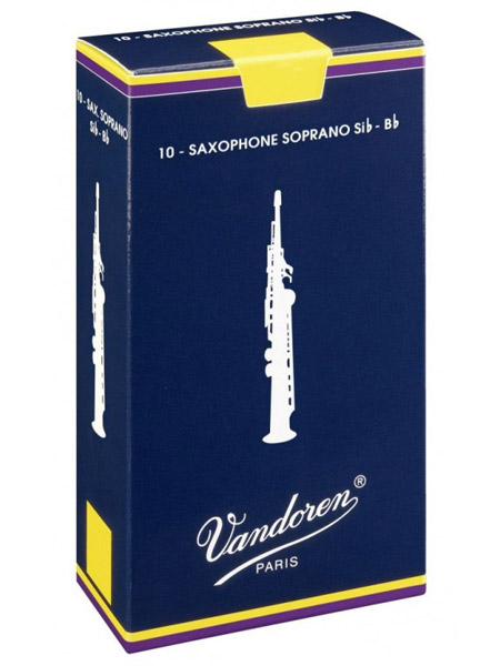 SR203 Трости для саксофона Сопрано Традиционные №3 (10шт) Vandoren