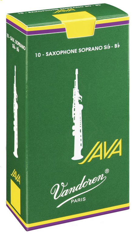 SR302 JAVA Трости для саксофона Сопрано №2 (10шт) Vandoren