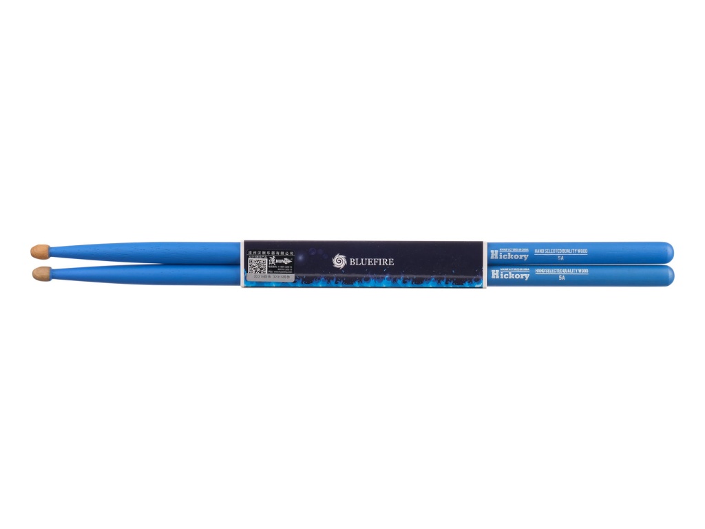 10104004 Colored Series Bluefire 5A BLUE Барабанные палочки, орех гикори, синие, HUN