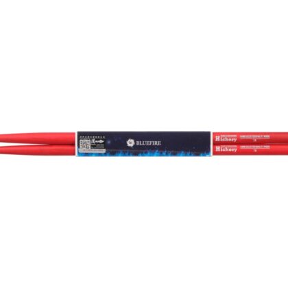 10104009 Colored Series Bluefire 7A RED Барабанные палочки, орех гикори, красные, HUN