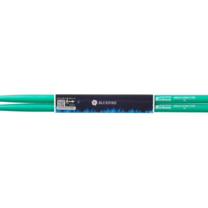 10104016 Colored Series Bluefire 7A GREEN Барабанные палочки, орех гикори, зеленые, HUN
