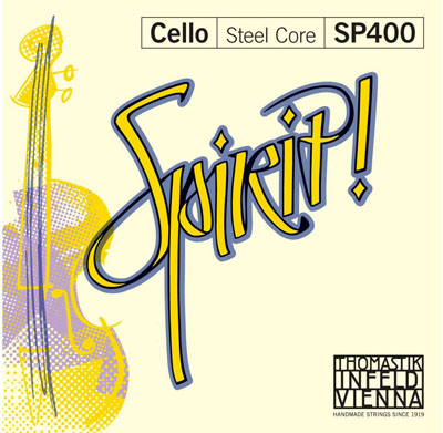 SP400 Spirit! Комплект струн для виолончели размером 4/4, среднее натяжение, Thomastik