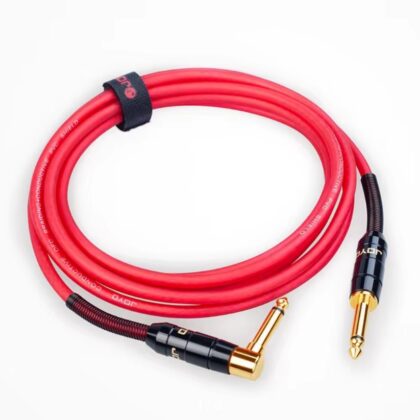 CM-19-RD Кабель инструментальный, прямой/угловой, красный, 3м, Joyo