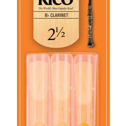RCA0325 Rico Трости для кларнета Bb, размер 2.5, 3шт, Rico