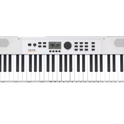 NEK-110-WH Синтезатор, 61 клавиша, автоаккомпанемент, белый, Nux